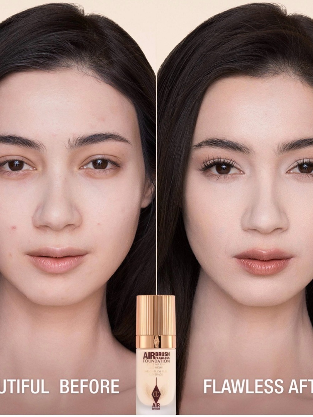 Charlotte Tilbury Airbrush Flawless Foundation – Beige/Gold Packaging - Picture 11 of 13